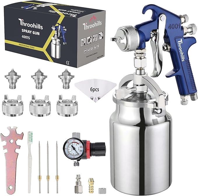 Siphon Feed Spray Gun Set for Piant with