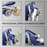 4001 Siphon Feed HVLP Spray Gun, 1000cc Cup, photo 4