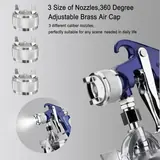 4001 Siphon Feed HVLP Spray Gun, 1000cc Cup, photo 5